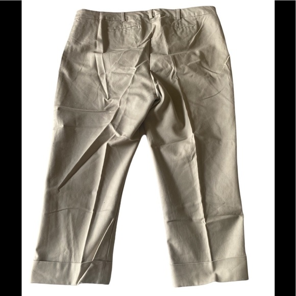 Addition Elle - Pleated camel capri trousers - Picture 4 of 7